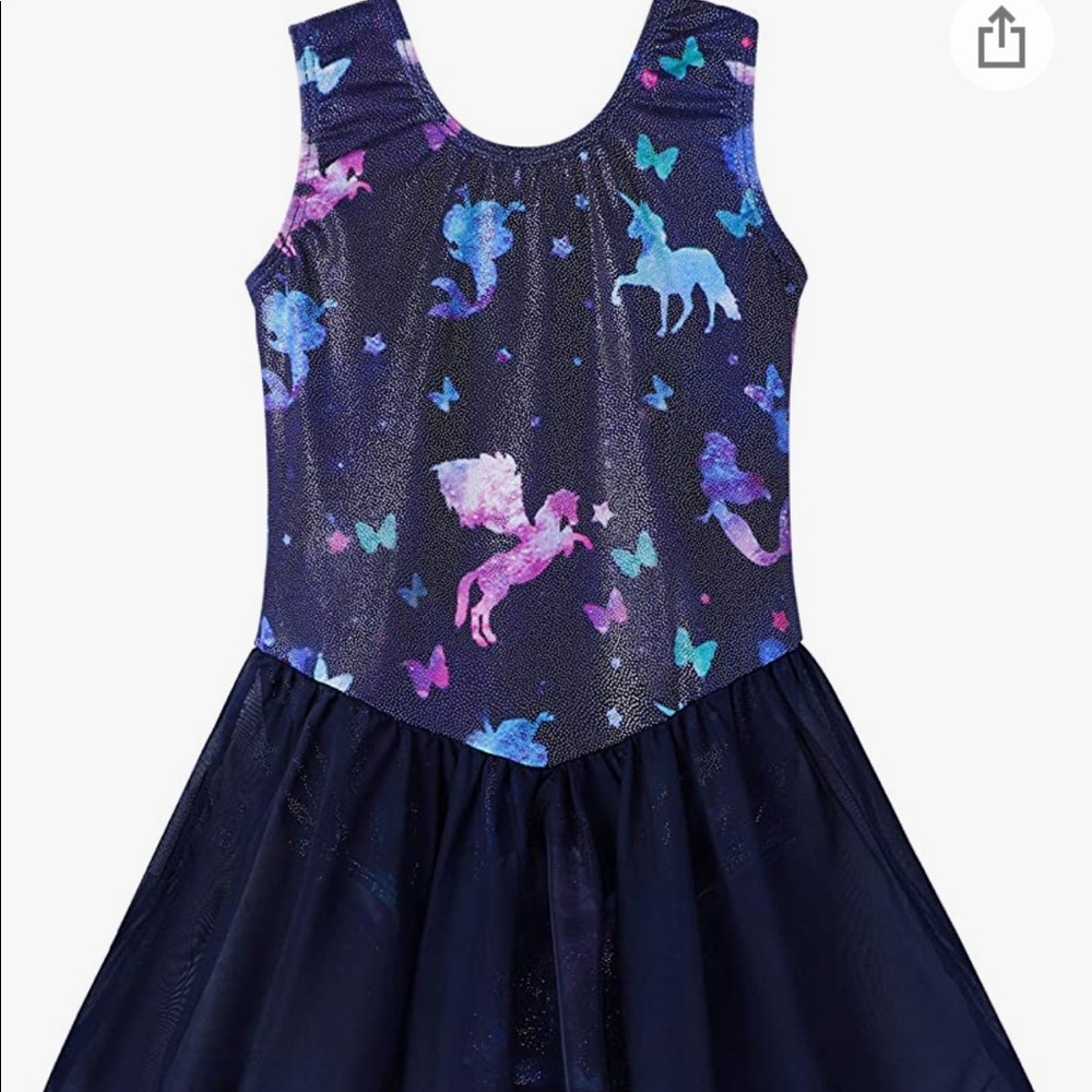 Sz 7/8 girls skirted leotard (gymnastics and dance)
